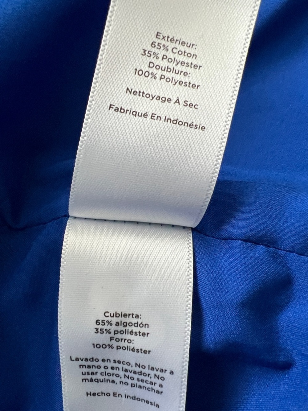 NWT Talbot’s Women’s Cobalt Blue Tweed Tie-Waist Jacket Blazer - Size 8 - Picture 12 of 16